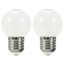 SET 2x Lampadina LED PARTY E27/0,5W/36V bianca