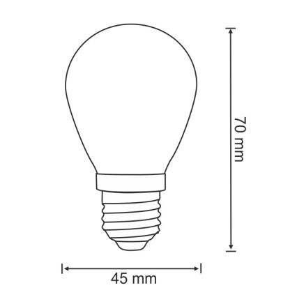 SET 2x Lampadina LED PARTY E27/0,5W/36V