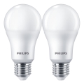 SET 2x Lampadina LED Philips A67 E27/13W/230V 4000K