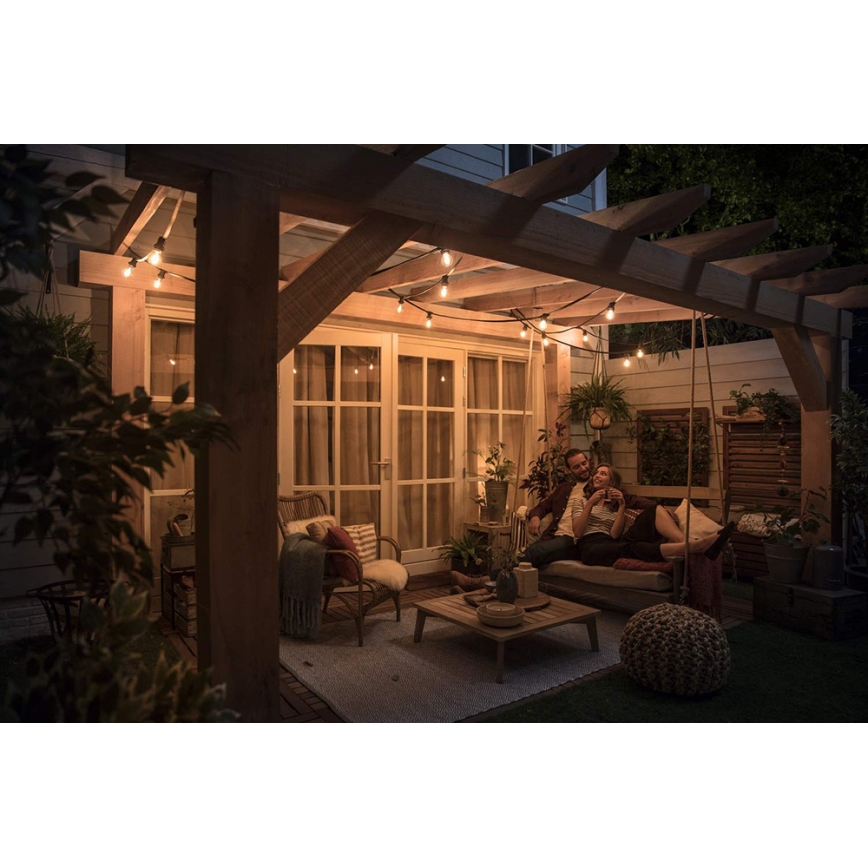 SET 2x Lampadina LED VINTAGE Philips E27/7W/230V 2700K