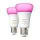 SET 2x Lampadine LED Dimmerabili Philips Hue White And Color Ambiance A60 E27/9W/230V 2000-6500K