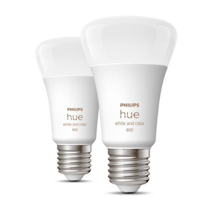 SET 2x Lampadine LED Dimmerabili Philips Hue White And Color Ambiance A60 E27/9W/230V 2000-6500K