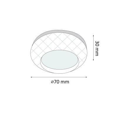 SET 2x Lampada LED tattile orientativa LED/4,5V/3xAAA