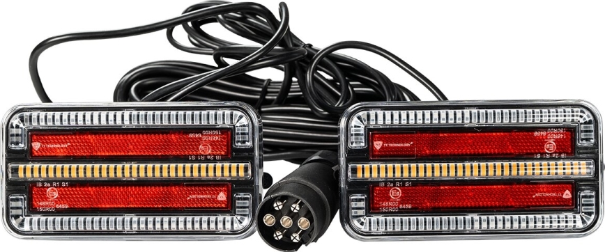 SET 2x LED Luce del rimorchio con dynamic turn signal LED/12-24V IP65