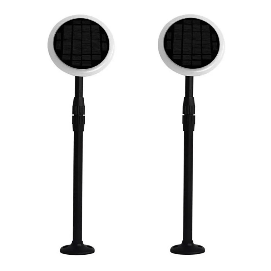 SET 2x LED Regolabile solare lampada GARDEN LED/3W/5V 42-80 cm 3000K IP65 1000 mAh