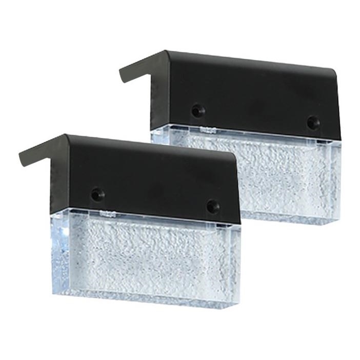SET 2x LED RGB Applique solare LED/1W/1,2V 3500K IP65 600 mAh