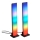 SET 2x LED RGB Lampada da tavolo dimmerabile GAMER LED/5W/5V + telecomando