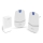 SET 2x Presa Wireless Campanello 230V IP44 bianco