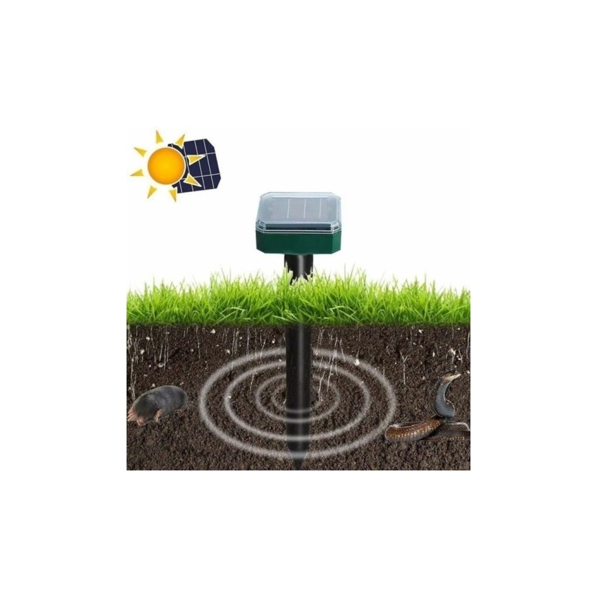 SET 2x Repellente solare per roditori
