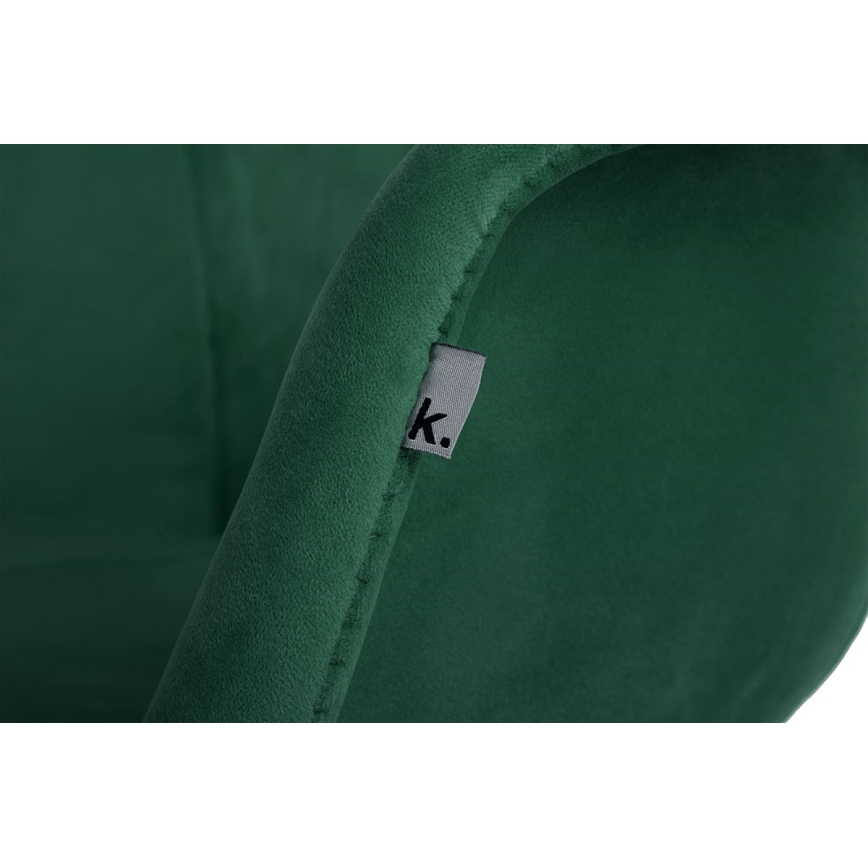 SET 2x Sedia da pranzo NEREA 80x60,5 cm verde/faggio