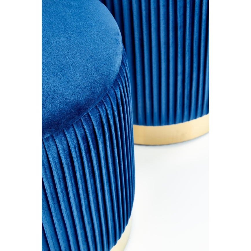 SET 2x Tabacco MONTY diametro 36/66 cm blu/oro