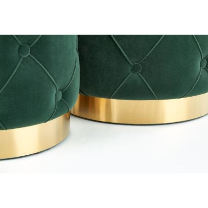 SET 2x Tabacco POLLY diametro 40/44 cm verde/oro