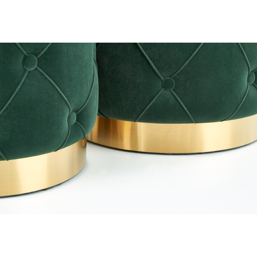 SET 2x Tabacco POLLY diametro 40/44 cm verde/oro