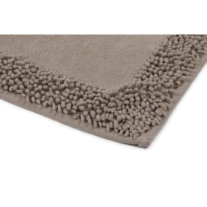 SET 2x Tappeto da bagno PIANTE 60x100 cm marrone