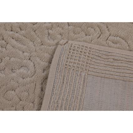 SET 2x Tappeto da bagno PIANTE 60x100 cm marrone