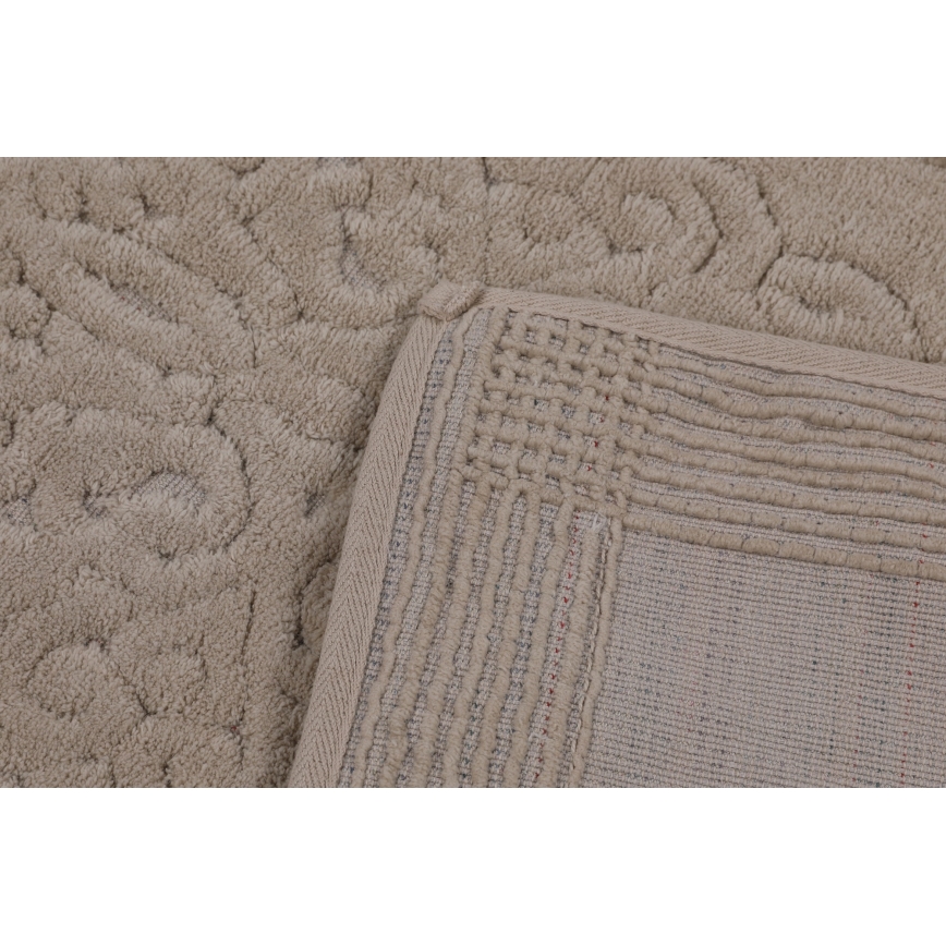 SET 2x Tappeto da bagno PIANTE 60x100 cm marrone