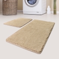 SET 2x Tappeto da bagno 60x100 cm beige