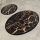 SET 2x Tappeto da bagno GOLDES 60x100 cm nero/oro