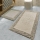SET 2x Tappeto da bagno PIANTE 60x100 cm marrone