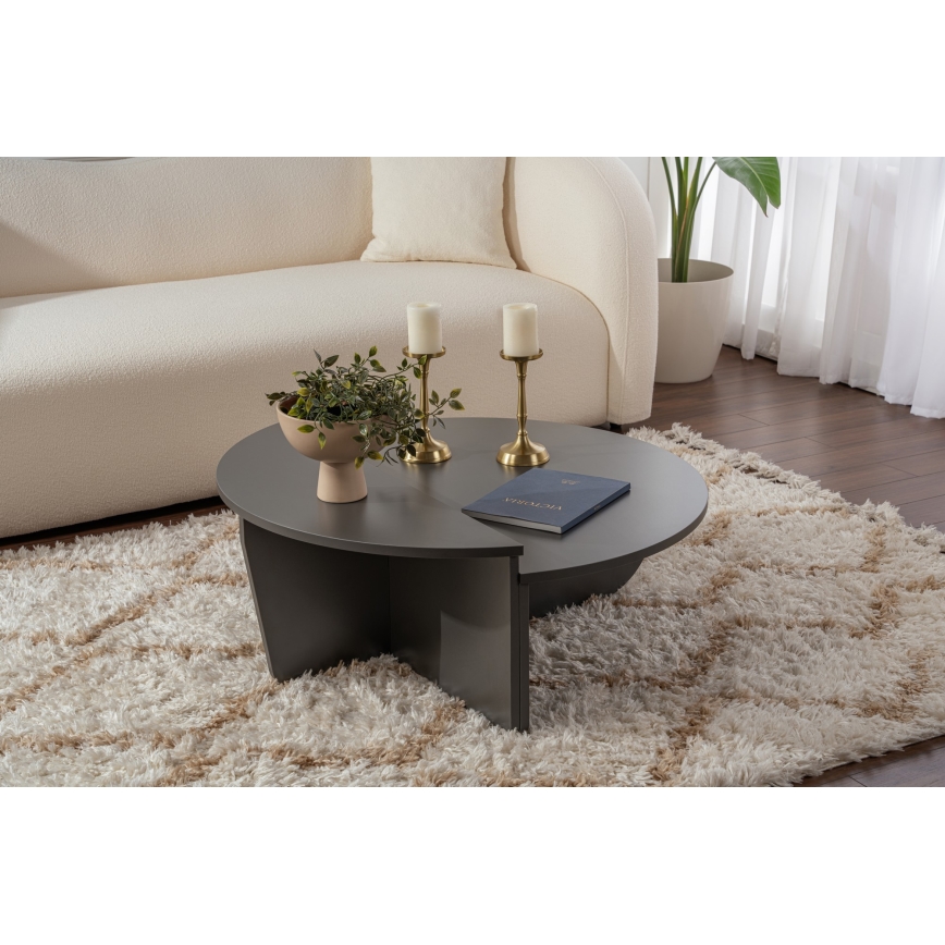 SET 2x Tavolino ORION antracite