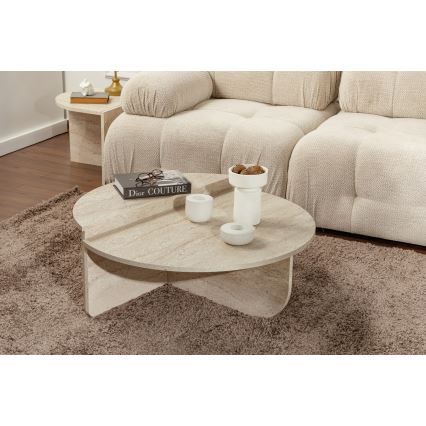 SET 2x Tavolino ORION beige
