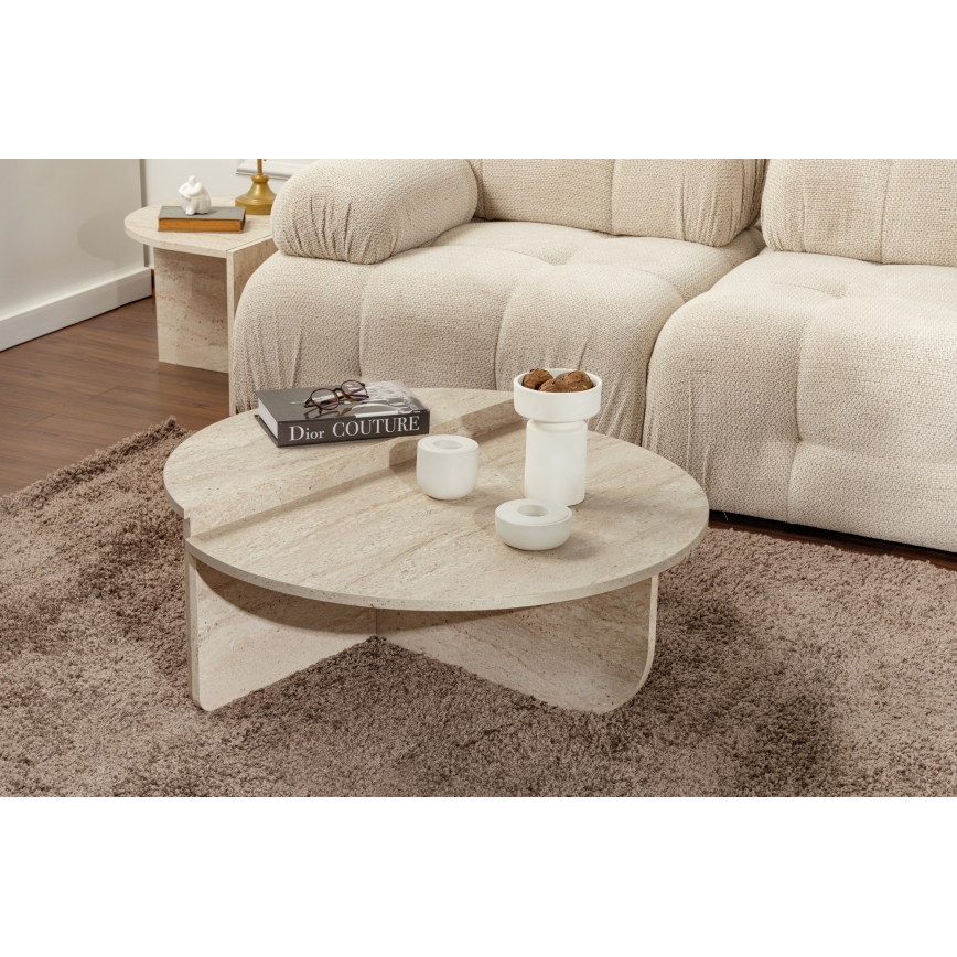 SET 2x Tavolino ORION beige