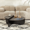 SET 2x Tavolino ORION nero