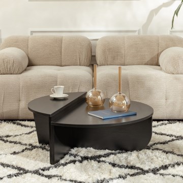SET 2x Tavolino ORION nero