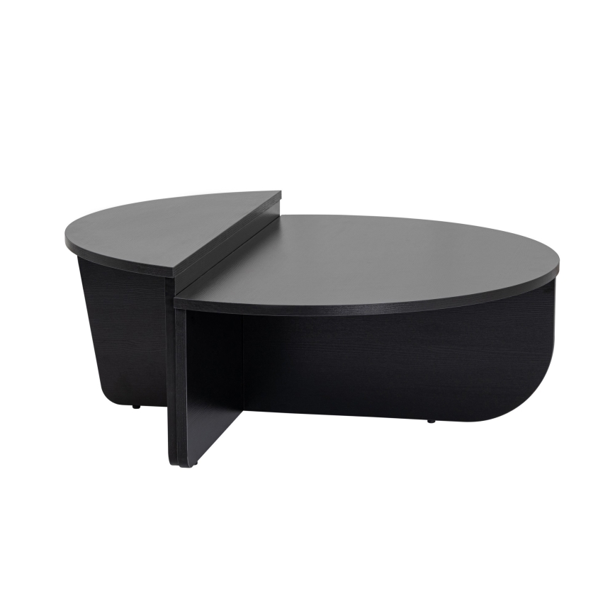 SET 2x Tavolino ORION nero
