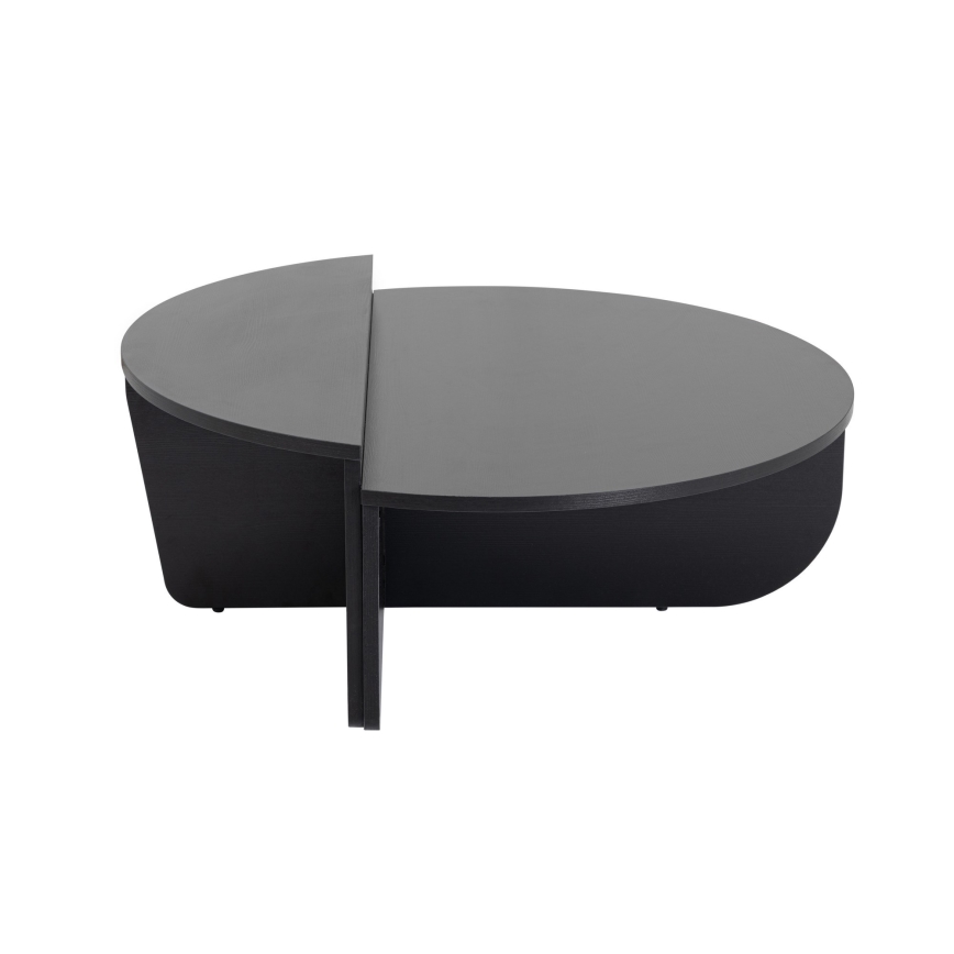 SET 2x Tavolino ORION nero
