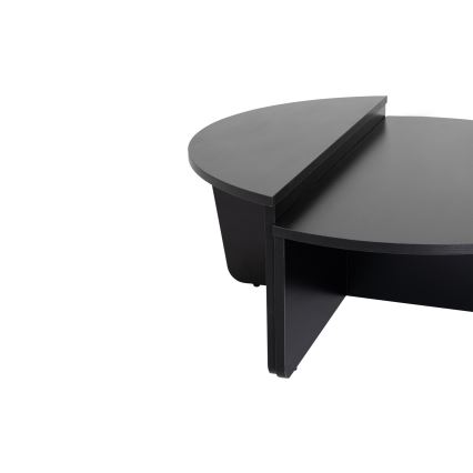SET 2x Tavolino ORION nero