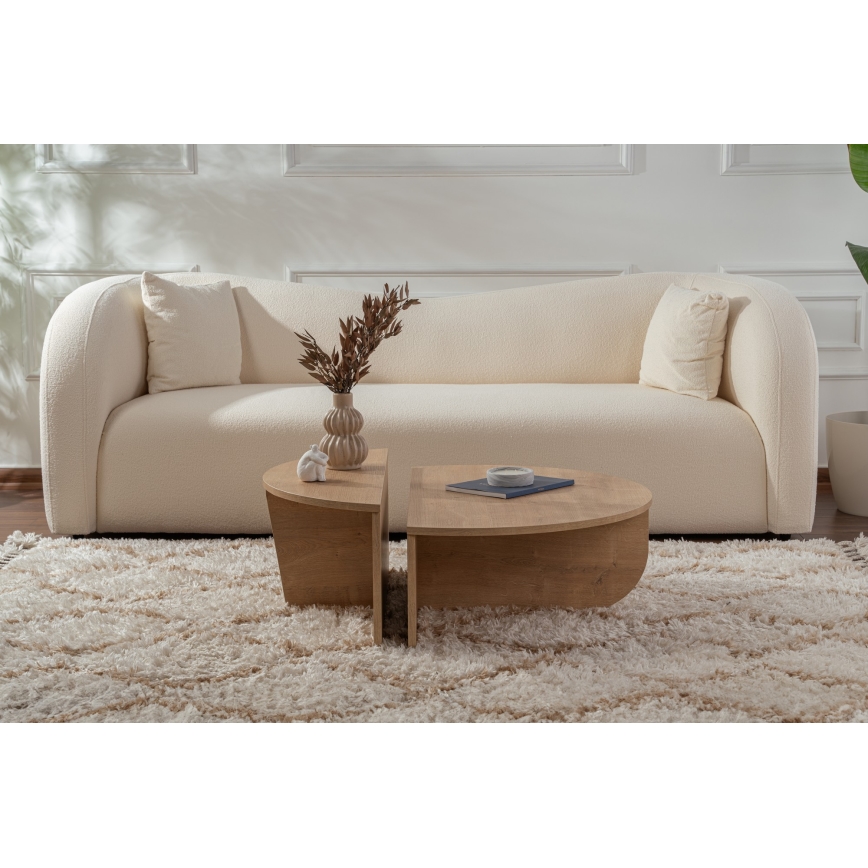SET 2x Tavolino ORION quercia