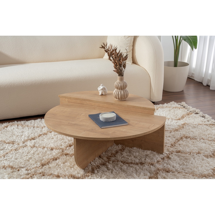 SET 2x Tavolino ORION quercia
