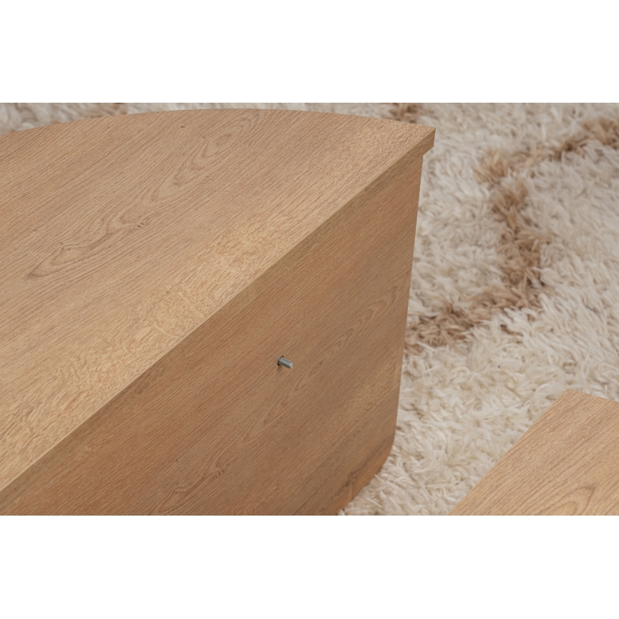 SET 2x Tavolino ORION quercia