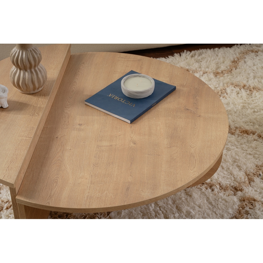 SET 2x Tavolino ORION quercia