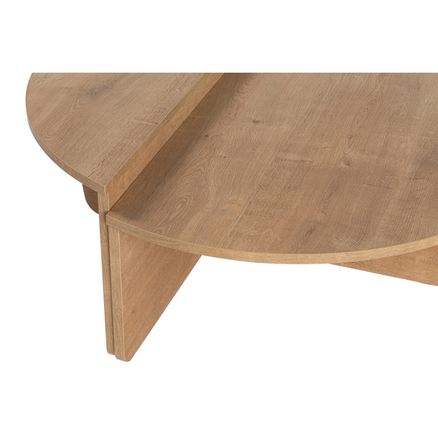 SET 2x Tavolino ORION quercia