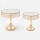 SET 2x Vassoio decorativo diametro 20/25 cm oro