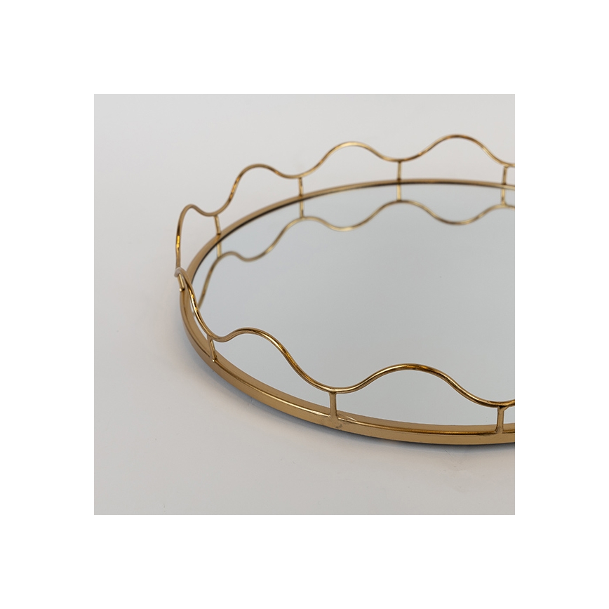 SET 2x Vassoio decorativo diametro 39/30,5 cm