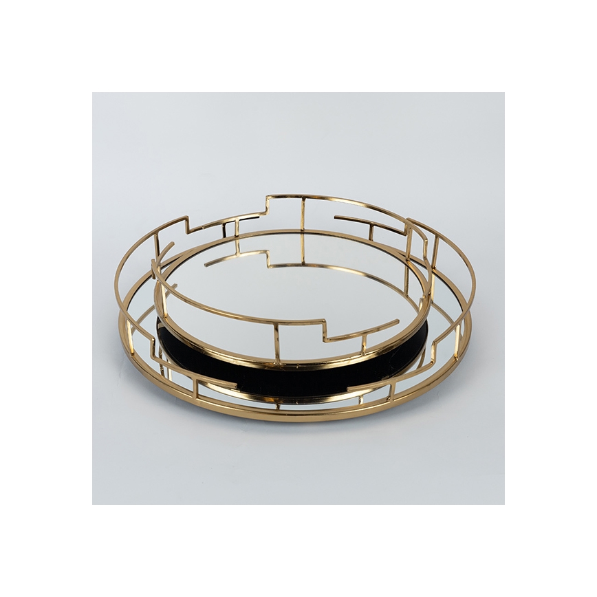 SET 2x Vassoio decorativo diametro 39/30,5 cm