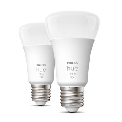 SET 2xLED Lampadina Dimmerabile Philips Hue WHITE E27/9,5W/230V 2700K