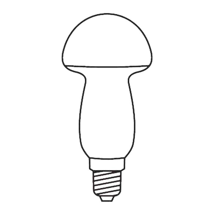 SET 3 pz Lampadina di ricambio MUSHROOM E10/20V/0,1A rossa Fatto in Europa