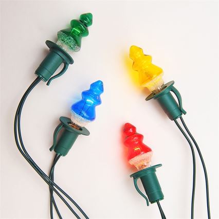 SET 3 pz Lampadina di ricambio TREE E10/20V/0,1A multicolore Fatto in Europa