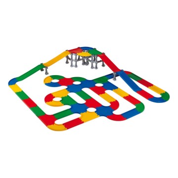 Set 3D per la costruzione di ponti e strade 58x39 cm