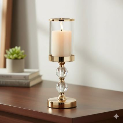 Set 3x candele LED BRILLO, LED/3xAAA, colore crema + telecomando