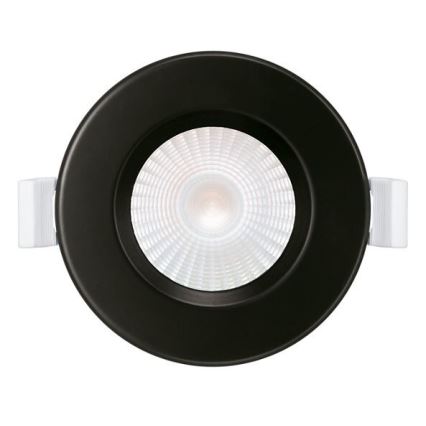 SET 3x Lampada LED da incasso per bagni LED/5,5W/230V 2700K IP65 nero
