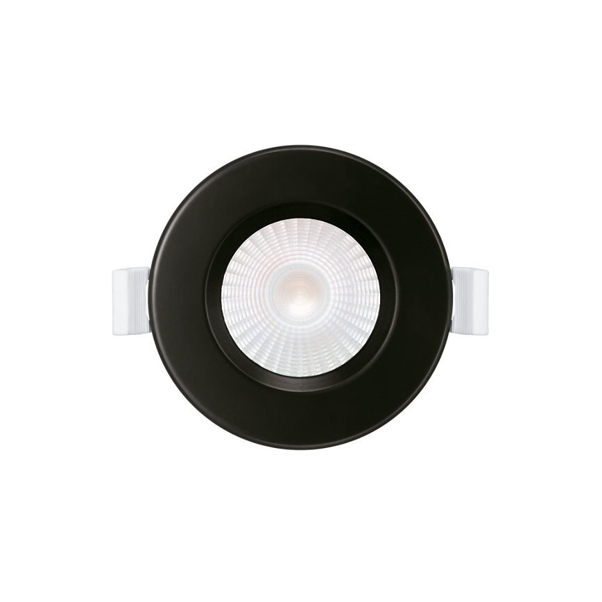 SET 3x Lampada LED da incasso per bagni LED/5,5W/230V 2700K IP65 nero