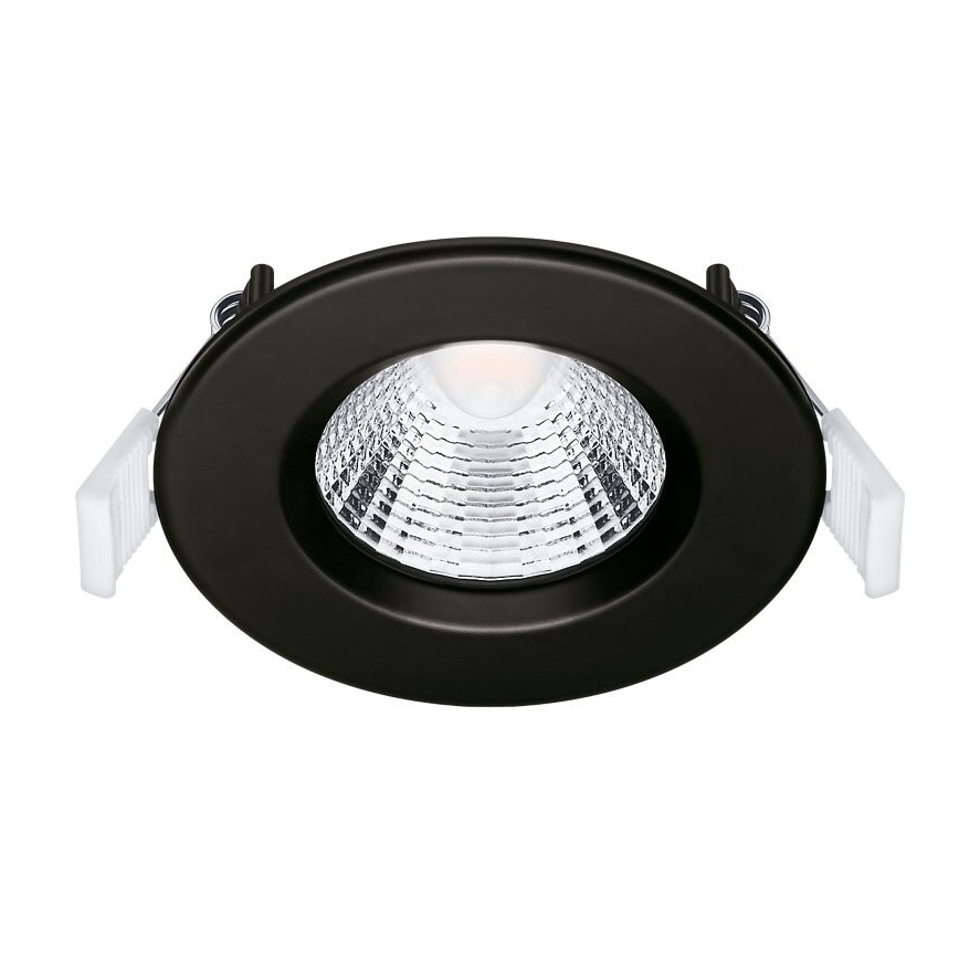 SET 3x Lampada LED da incasso per bagni LED/5,5W/230V 2700K IP65 nero