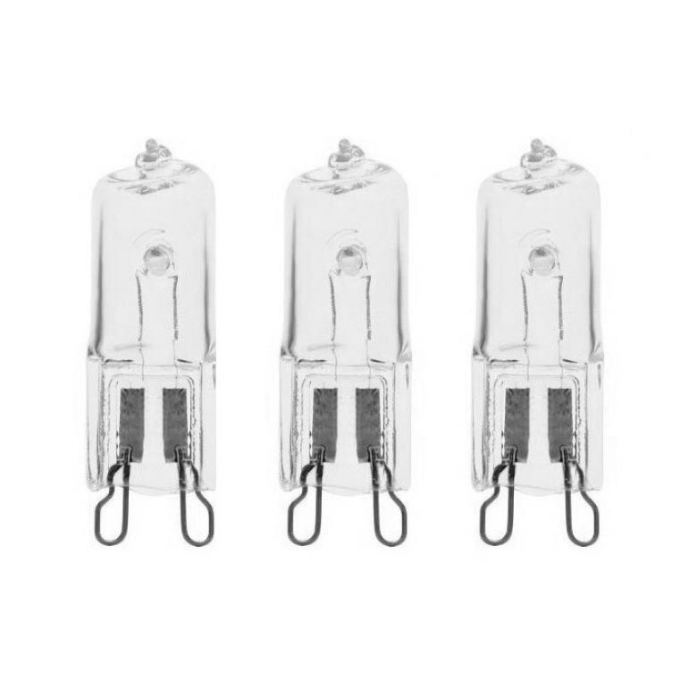 SET 3x Lampadina alogena G9/40W/230V