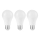 SET 3x Lampadina LED A67 E27/13W/230V 4000K - Attralux