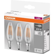 SET 3x Lampadina LED BASE B40 E14/4W/230V 4000K – Osram